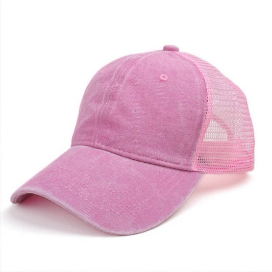 Retro Washed Sun Protection Cap