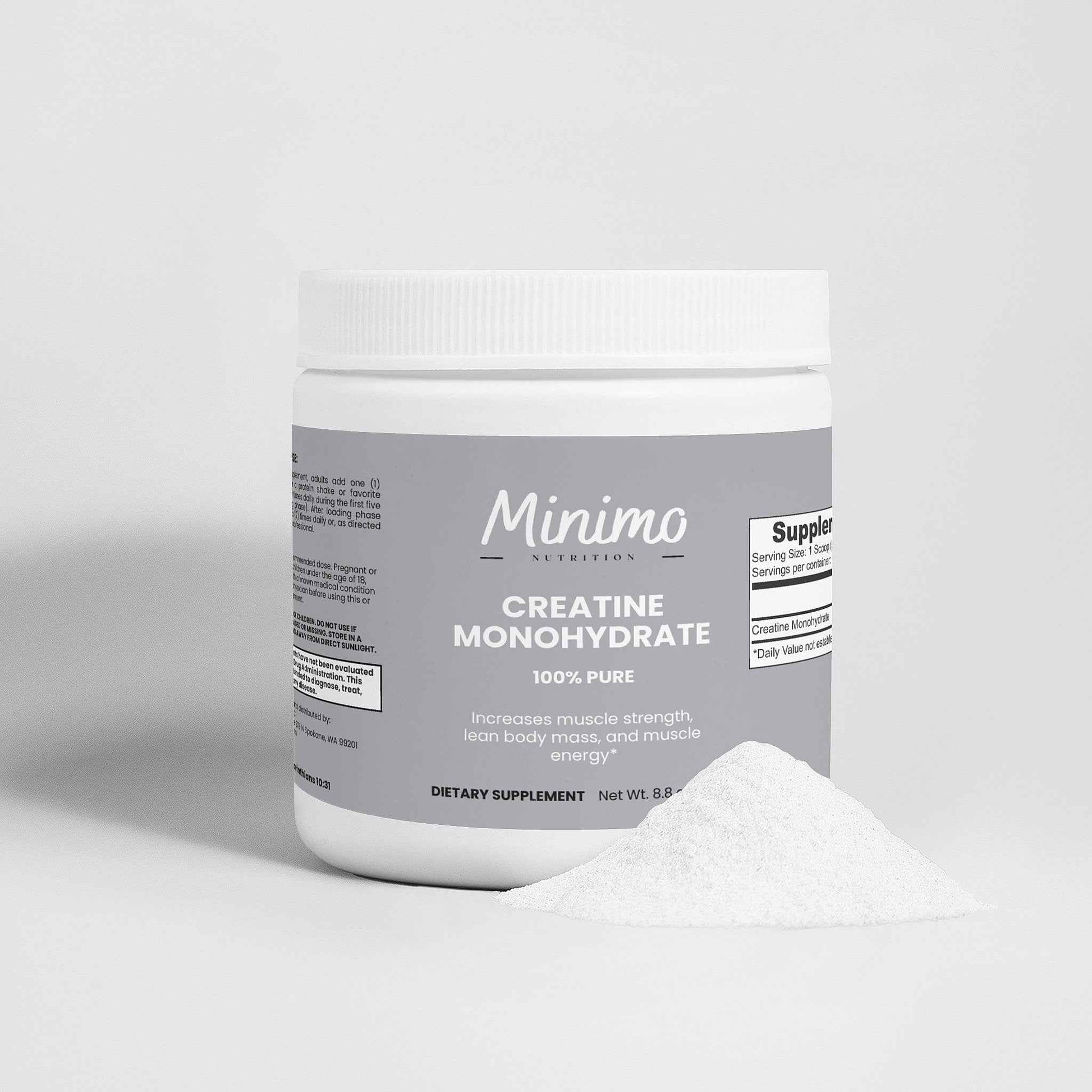 Creatine Monohydrate Powder, 8.8 oz