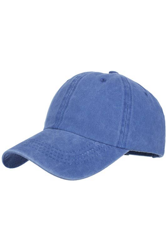 Summer Washed Solid Sun Hat