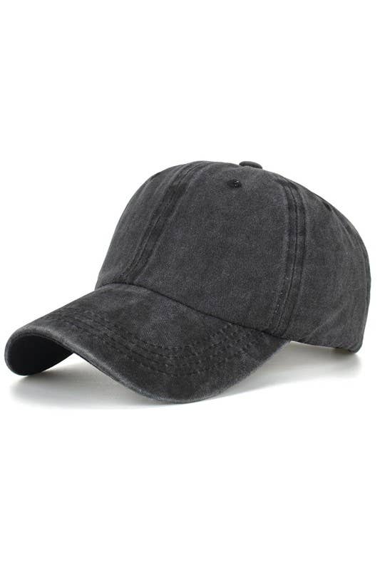 Summer Washed Solid Sun Hat