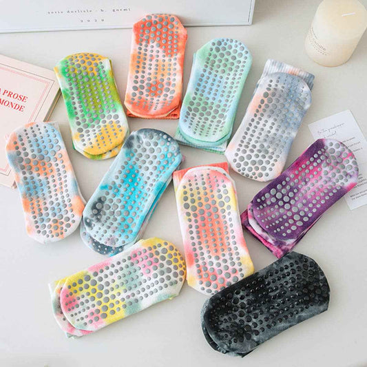 ACCITY - PILATES ANTI-SLIP SOCKS FOR WOMEN MIDDLE TUBE_CWMS0239