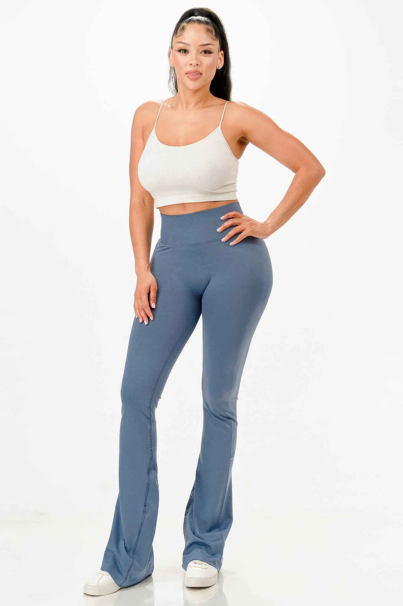 Premium Seamless Bell Bottom Work Out Flare Pants