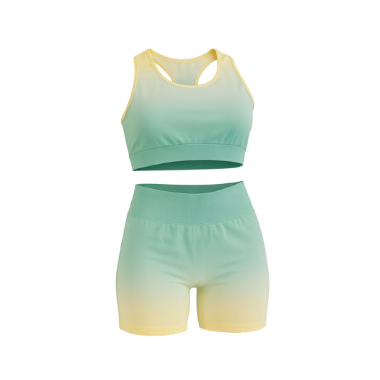 Tie Dye Sports Bra and Shorts Active Set