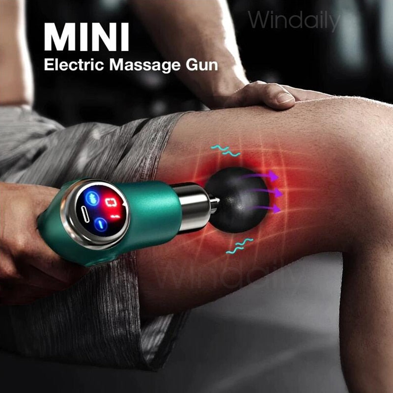 Mini LCD Massage Gun 32 Speed Touch Screen Deep Tissue