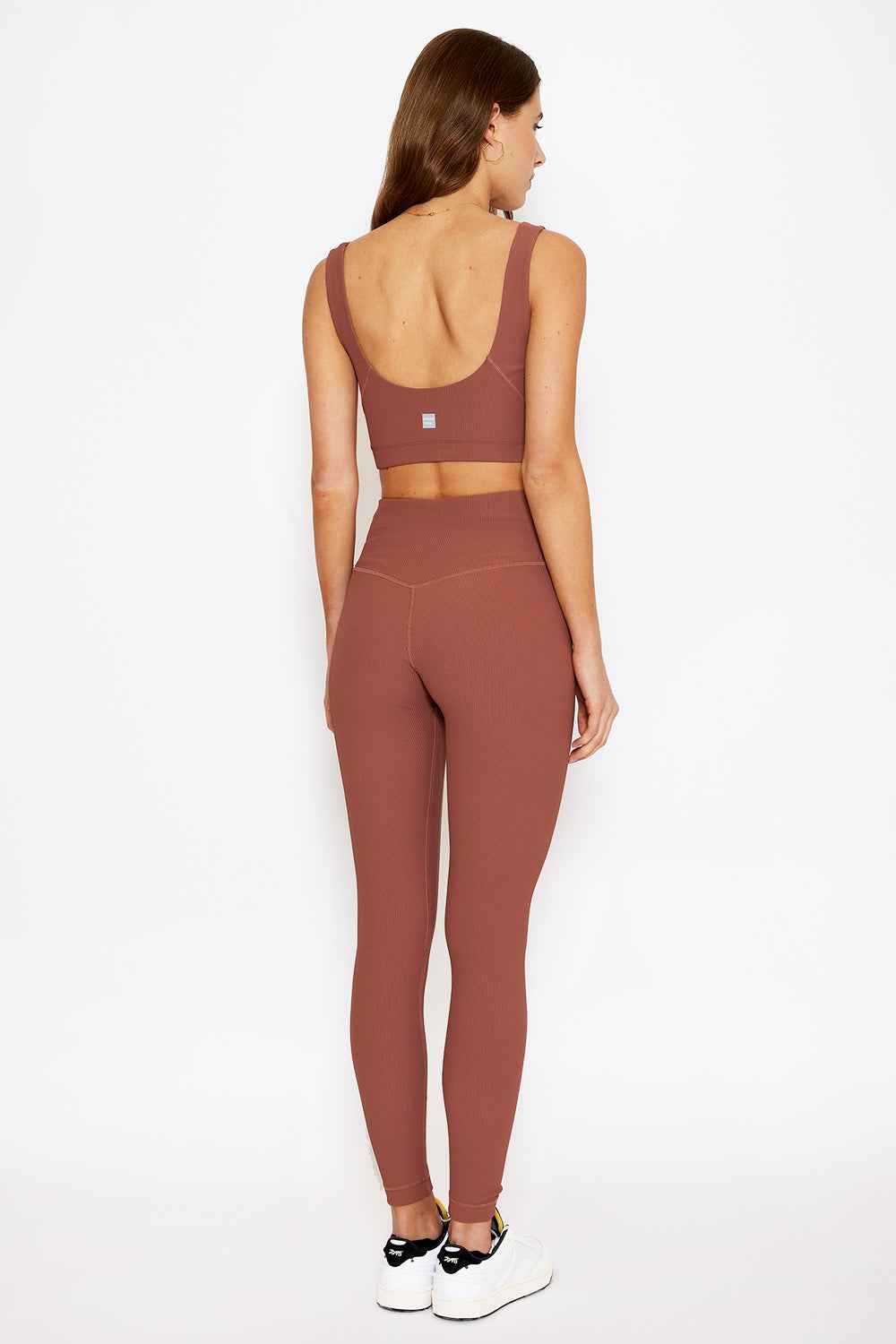 Nancy ribbed legging rose taupe