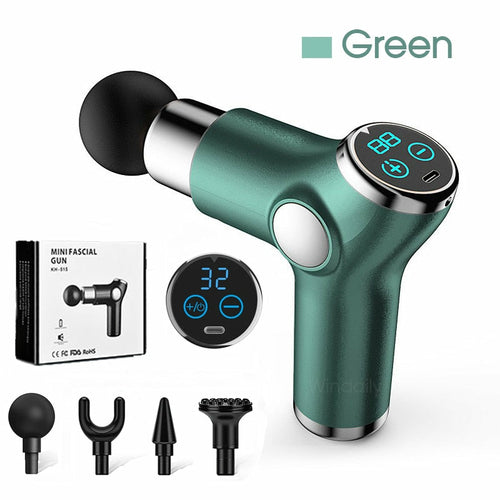 Mini LCD Massage Gun 32 Speed Touch Screen Deep Tissue