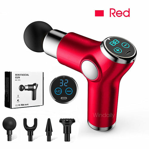 Mini LCD Massage Gun 32 Speed Touch Screen Deep Tissue