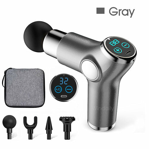 Mini LCD Massage Gun 32 Speed Touch Screen Deep Tissue