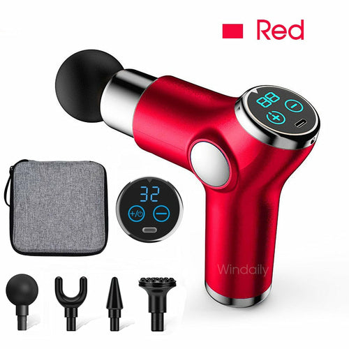 Mini LCD Massage Gun 32 Speed Touch Screen Deep Tissue