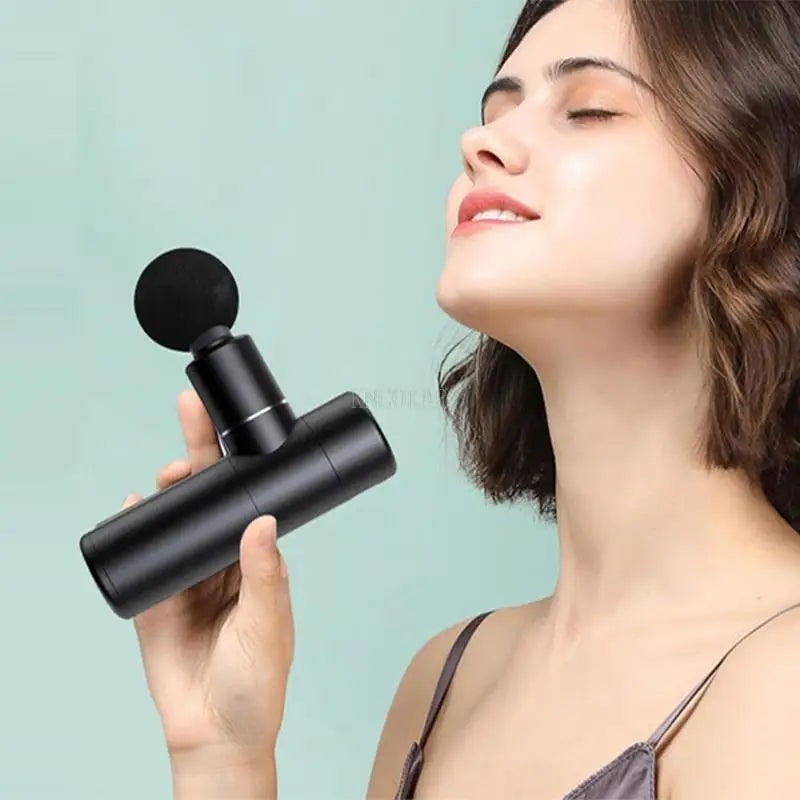 Portable Mini Fascia Gun Neck Back Massager Muscle Massager Silent