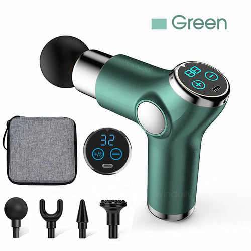 Mini LCD Massage Gun 32 Speed Touch Screen Deep Tissue