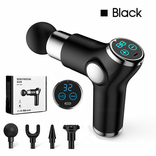 Mini LCD Massage Gun 32 Speed Touch Screen Deep Tissue