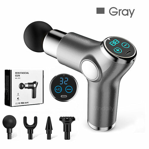 Mini LCD Massage Gun 32 Speed Touch Screen Deep Tissue