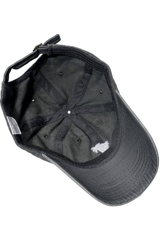 Soft Top Baseball Cap, Coconut Tree Design