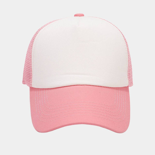 Spliced Light Panel Breathable Baseball Cap