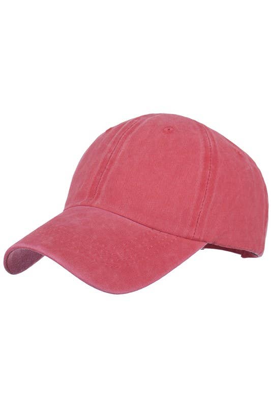 Summer Washed Solid Sun Hat