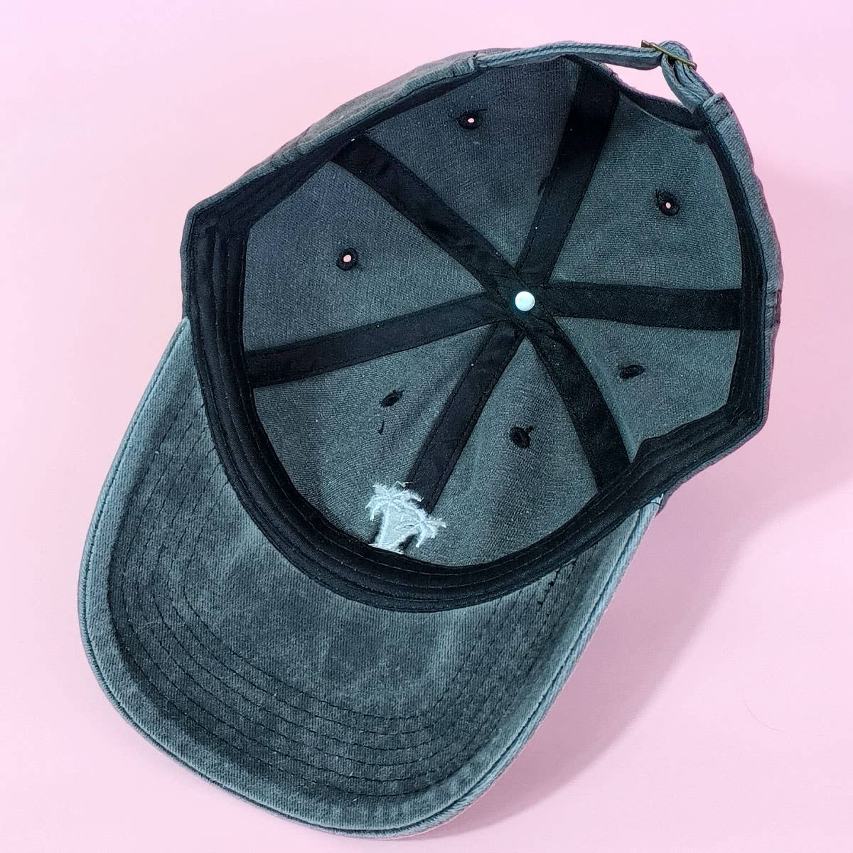 Soft Top Baseball Cap, Coconut Tree Design