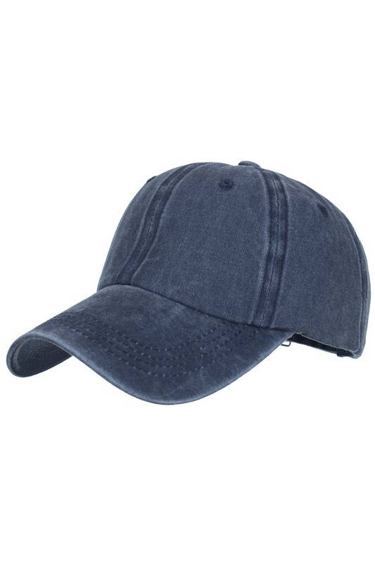 Summer Washed Solid Sun Hat