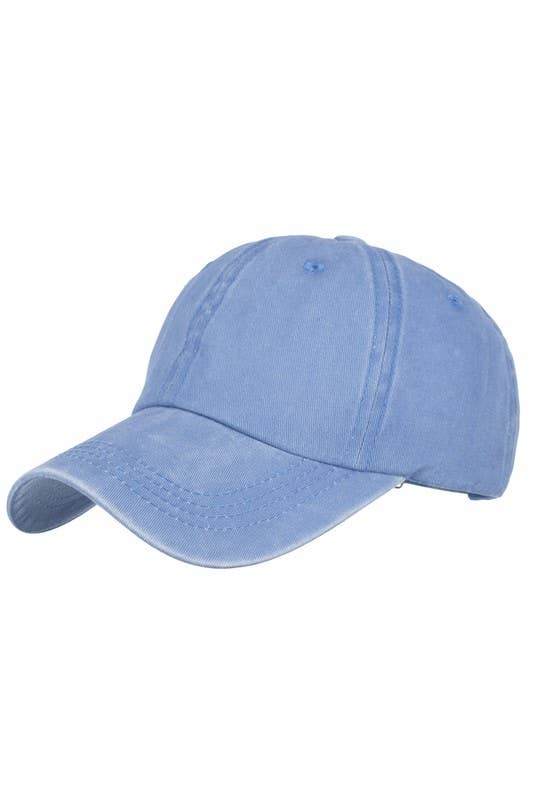 Summer Washed Solid Sun Hat