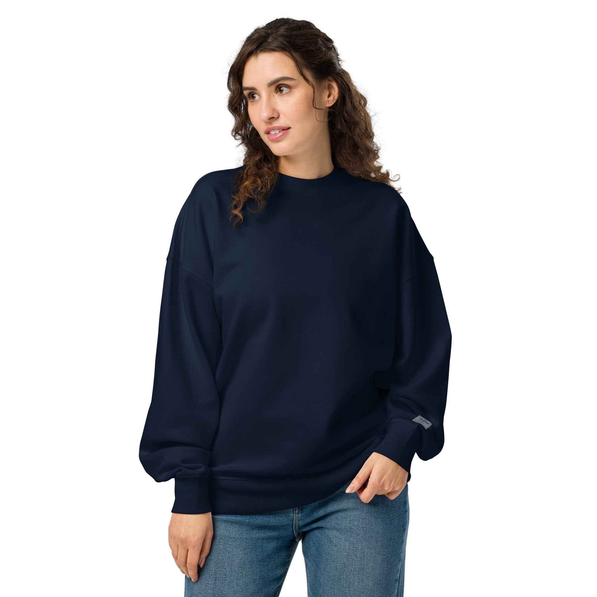 Unisex organic oversized sweatshirt