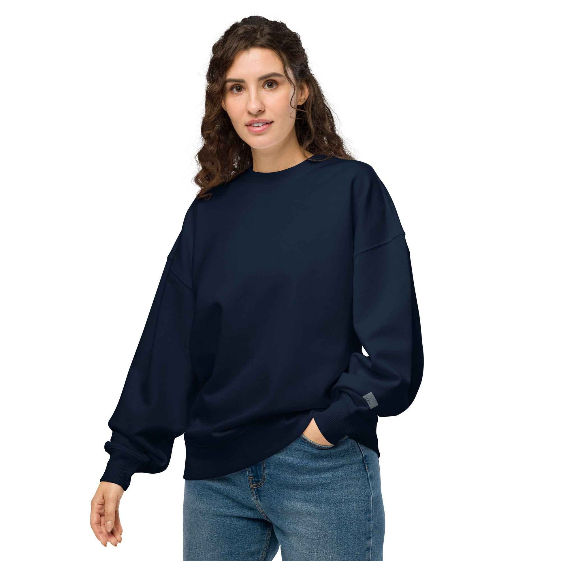 Unisex organic oversized sweatshirt