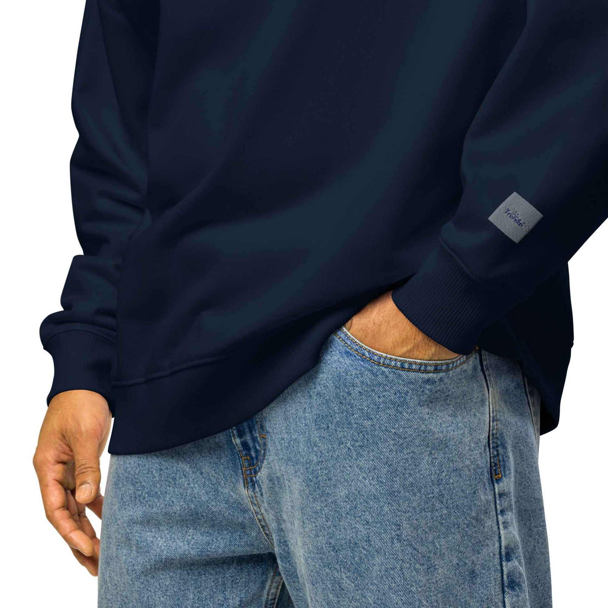 Unisex organic oversized sweatshirt