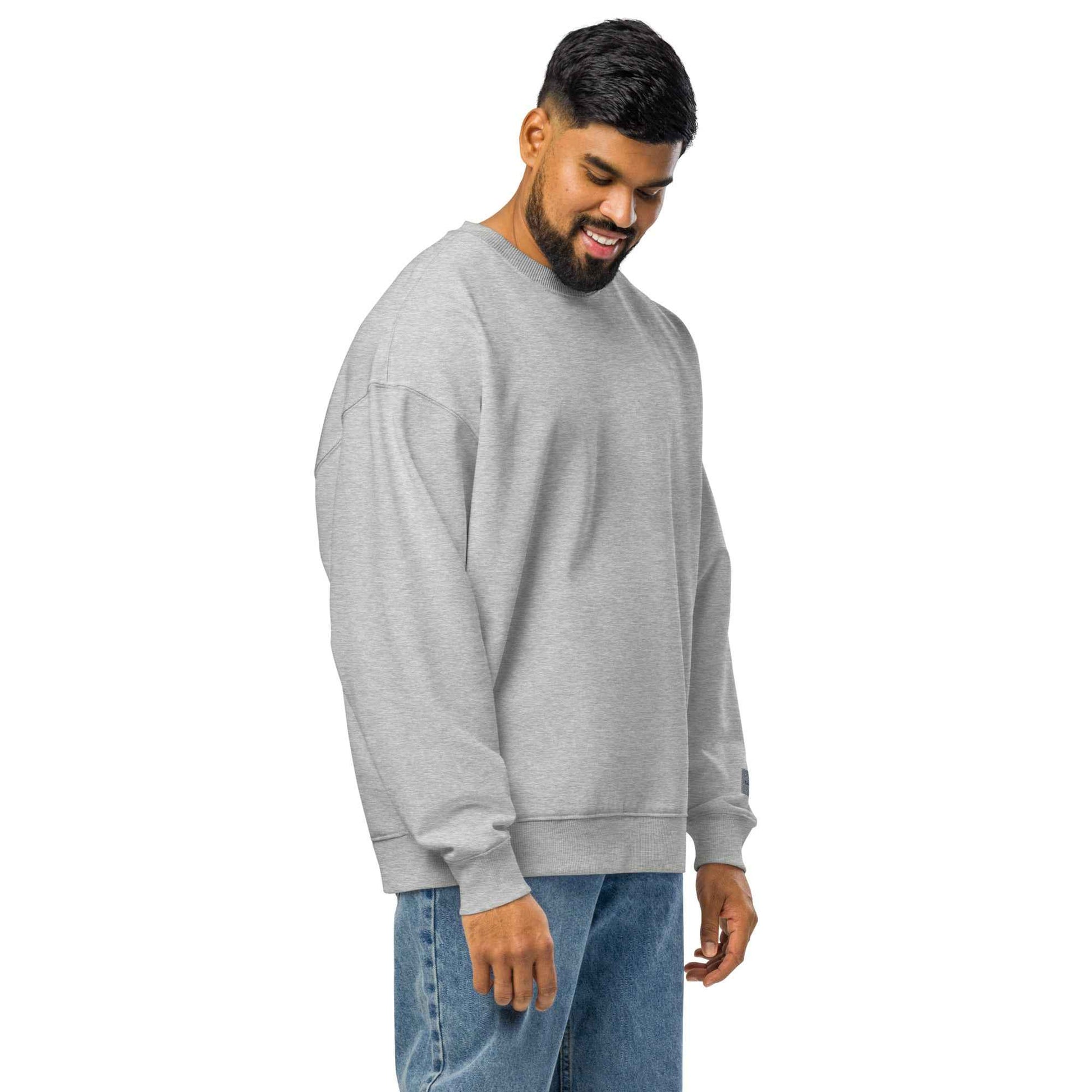 Unisex organic oversized sweatshirt