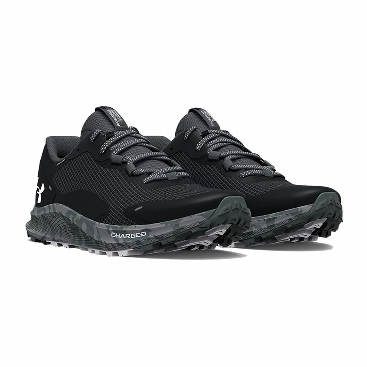 Running Shoes for Adults Under Armour Charged Bandit Black Men Dark