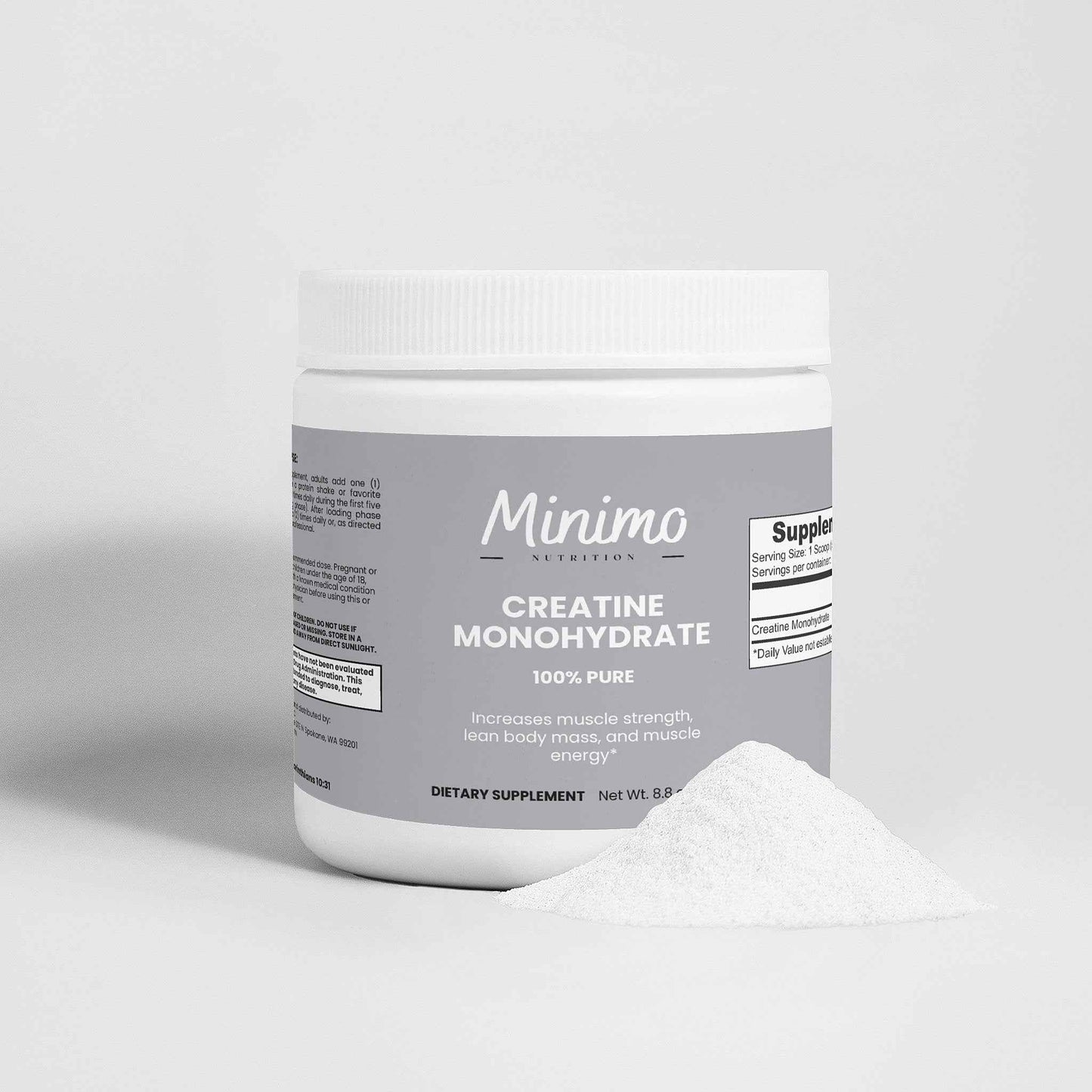 Creatine Monohydrate Powder, 8.8 oz