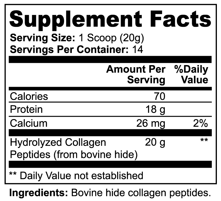 Grass-Fed Hydrolyzed Collagen Peptides, 9.9 oz