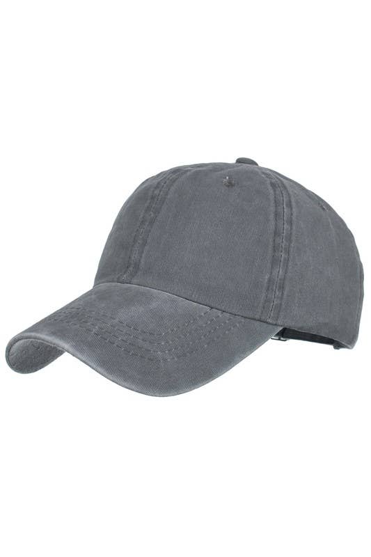 Summer Washed Solid Sun Hat