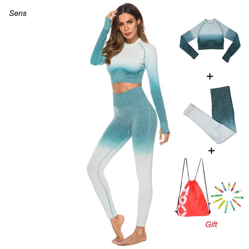 Winter Hot Sale Yoga Set Gym Set Gym Leggings Yoga Sport Leggings Sport