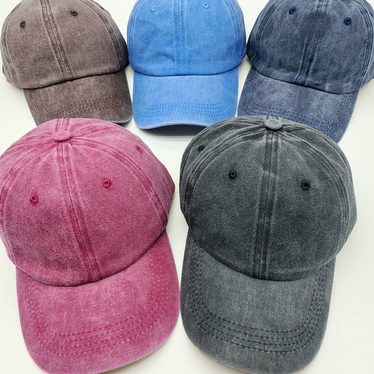 Summer Washed Solid Sun Hat
