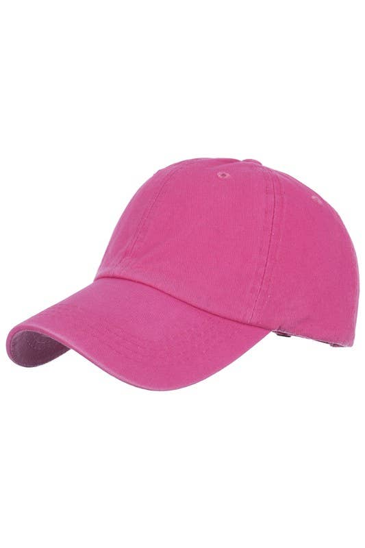 Summer Washed Solid Sun Hat