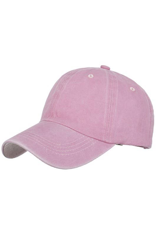 Summer Washed Solid Sun Hat