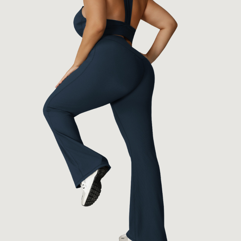 Women's plus-size yoga flared pants