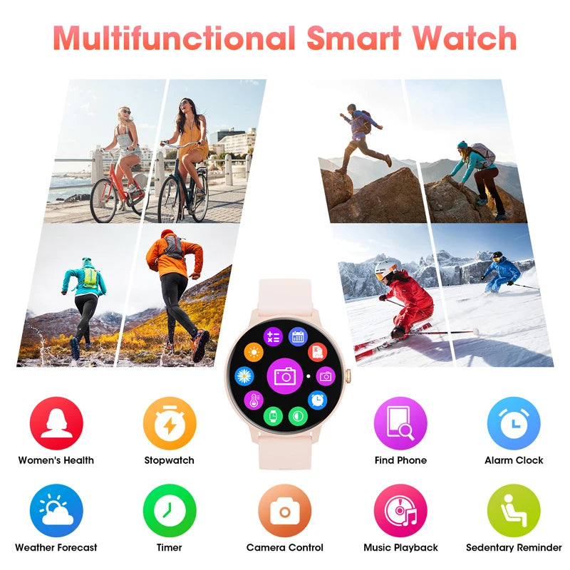Karchilor 2024 Women'S Smartwatch Bluetooth Call 1.39 Touch Screen