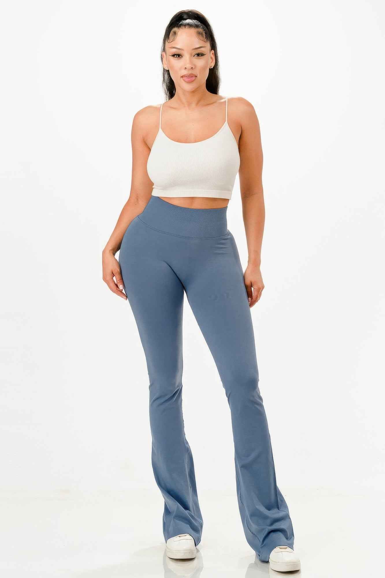 Premium Seamless Bell Bottom Work Out Flare Pants