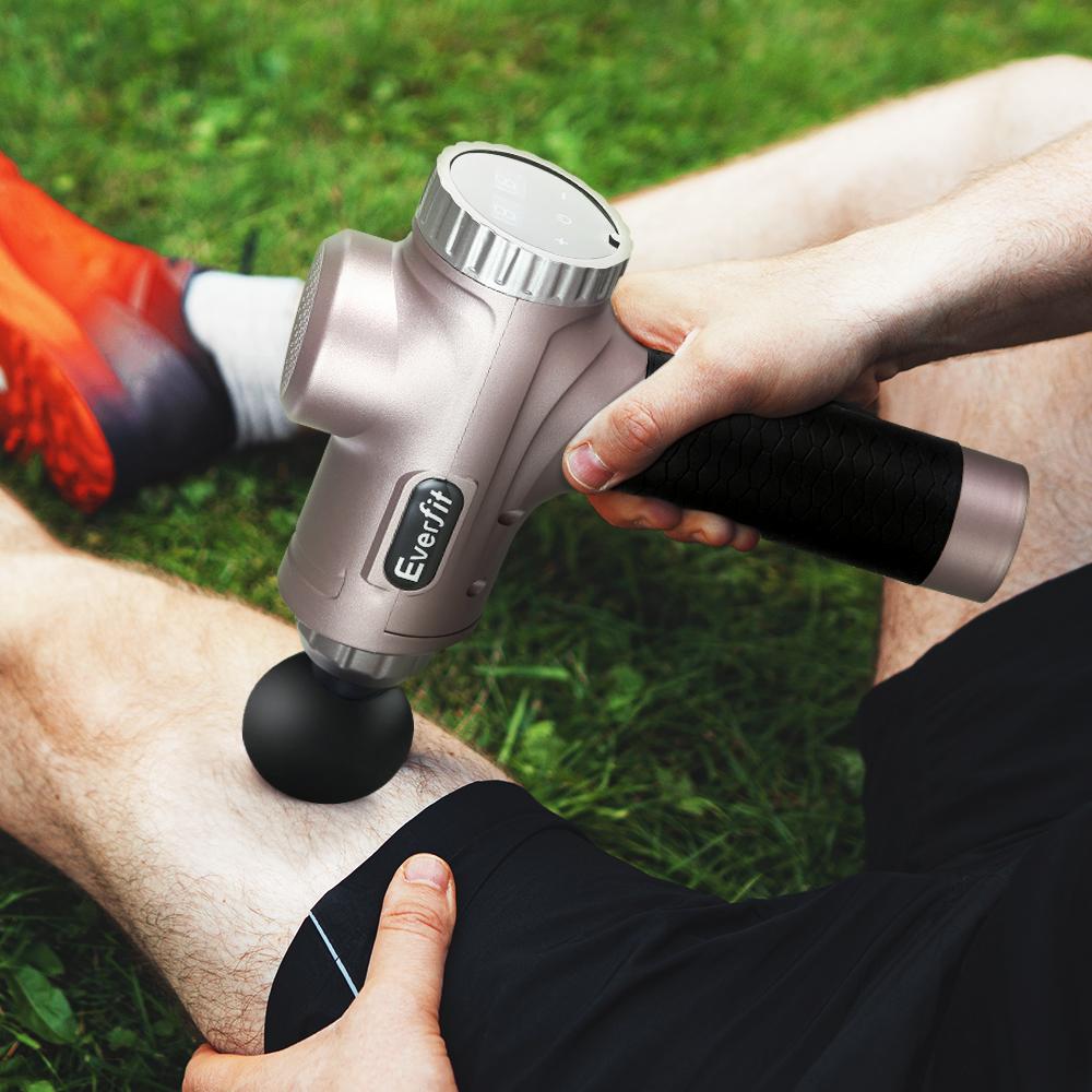 Everfit Massage Gun 30 Speed 6 Heads Vibration Muscle Massager