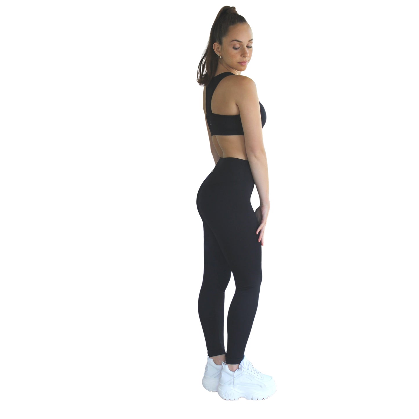 Prema Seamless High Rise Yoga Leggings - Black