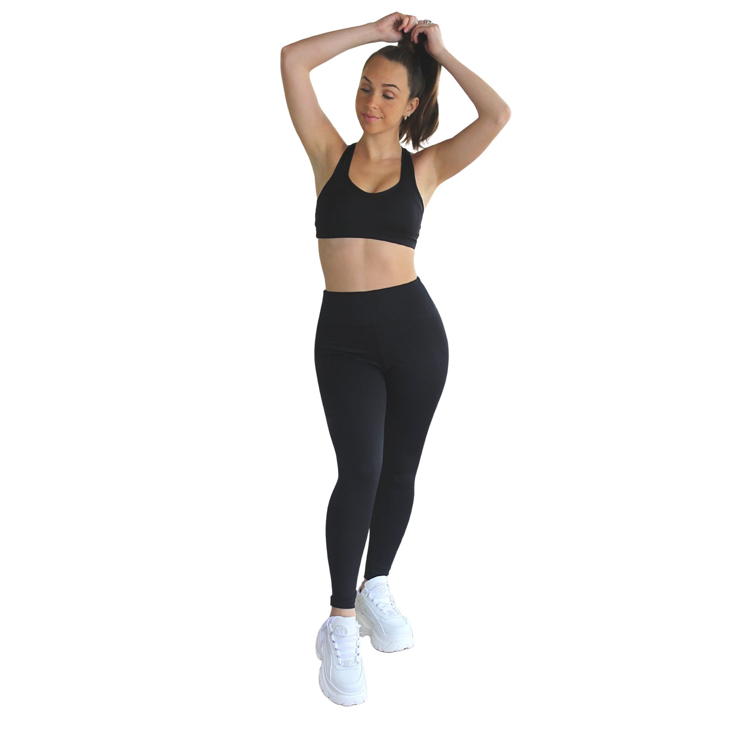 Prema Seamless High Rise Yoga Leggings - Black