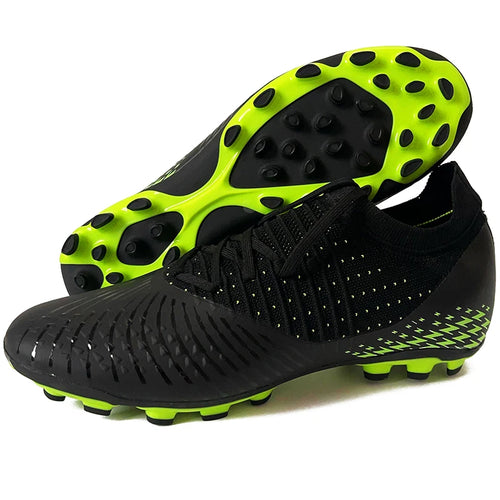 Men Football Cleats Fashion Youth Soccer Shoes Knit Football Training