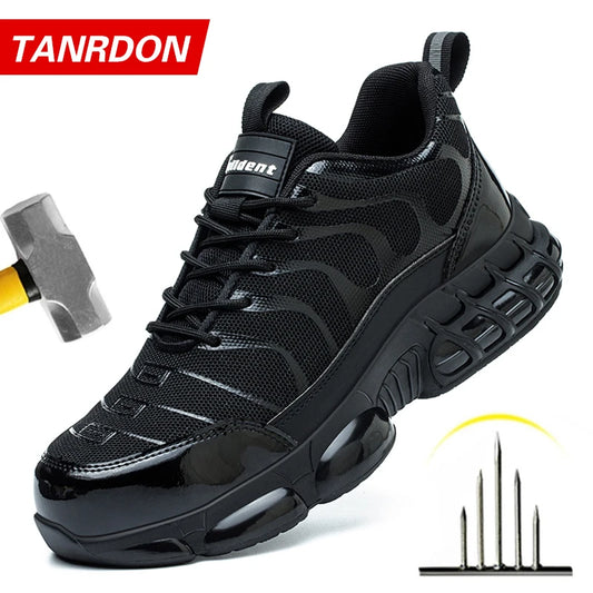 Summer Air Cushion Work Safety Shoes  Unisex Breathable Steel Toe