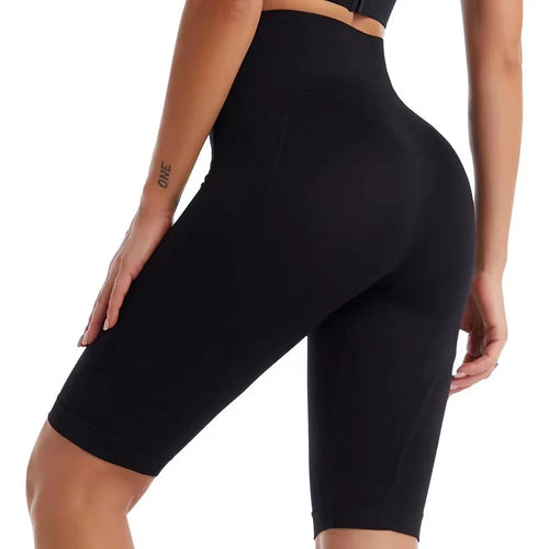 High Waist Sports Biker Shorts Women Naked Feeling Workout Push Up