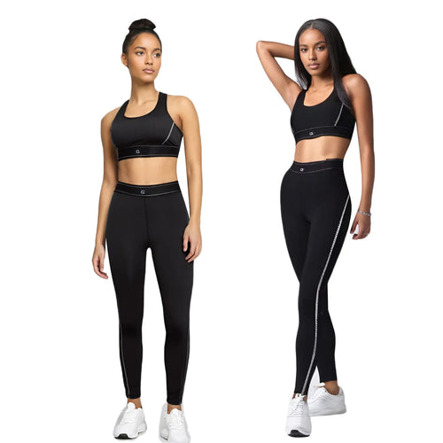 Sportswear Yoga Clothes Set Leggings and Tops Fitness Sports