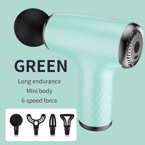 Mini Portable Electric Muscle Massager Waist Fascia Gun Neck