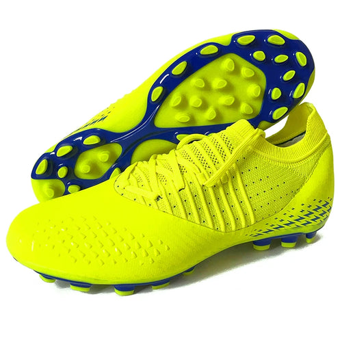 Men Football Cleats Fashion Youth Soccer Shoes Knit Football Training