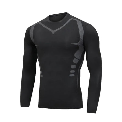 Quick Drying Tight Fitting Suit For Men'S Long Sleeved Sports Cycling