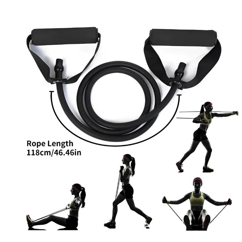 Resistance Bands With Handles Exercise Workout For Men Women Strength