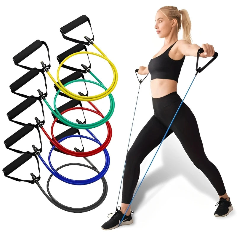 Resistance Bands With Handles Exercise Workout For Men Women Strength